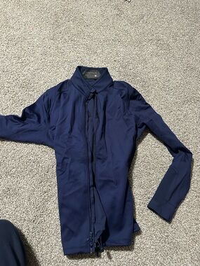 Greyson Navy Full-Zip Performance Jacket